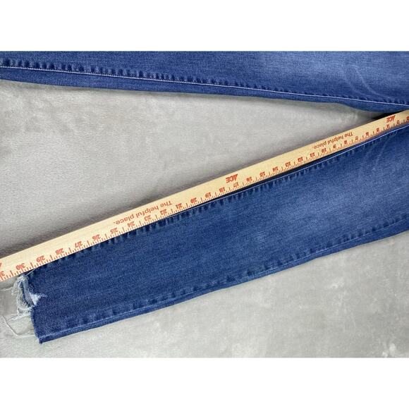 Gap Denim Jeans - Med Wash - Universal Jegging Sky High Sz 27 / 4T (31” Inseam) - Picture 3 of 9